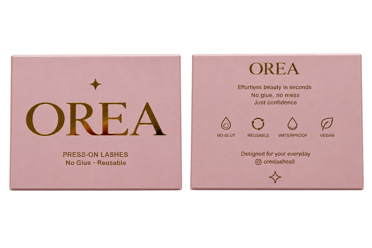 The Orea Press-On Lashes Set