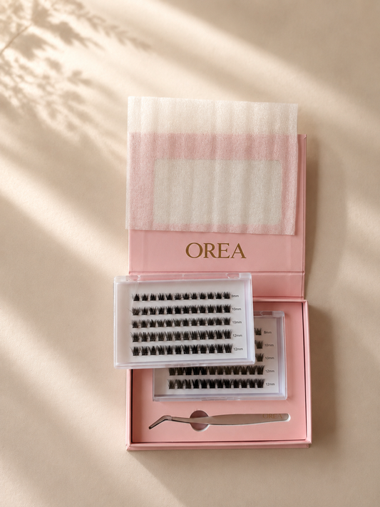 The Orea Press-On Lashes Set